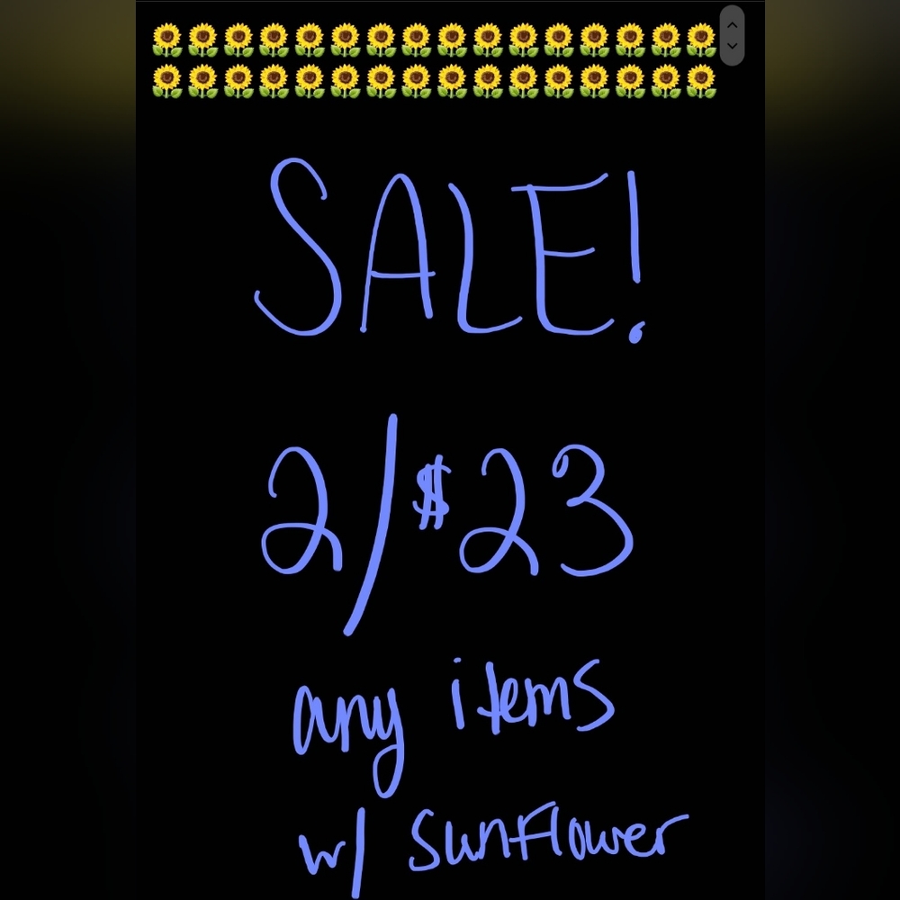 SALE 2/$23
